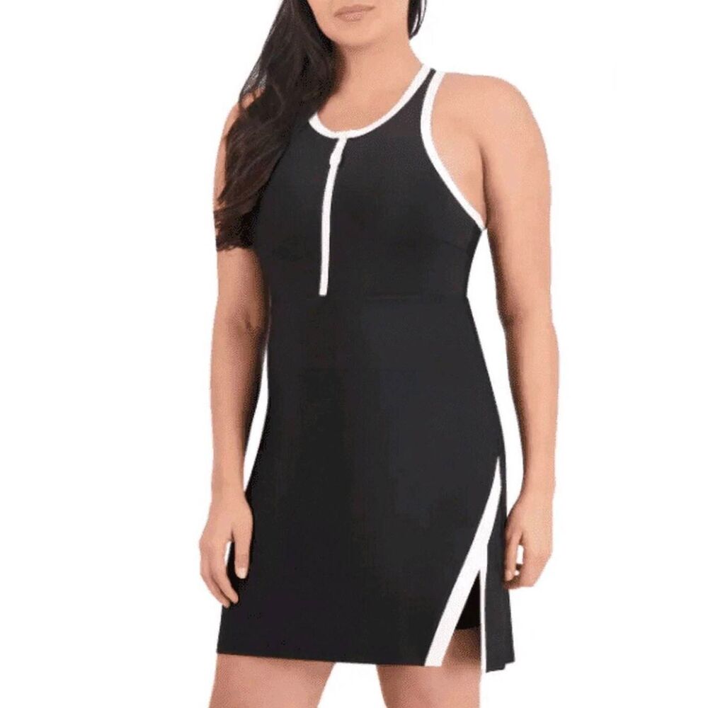 Sage Collective Black Romper Mini Athletic Dress XXL Tennis Golf Preppy Summer